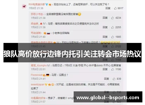 狼队高价放行边锋内托引关注转会市场热议